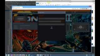 Arcadia Demo of web interface and skins (complete with Ashley talking)