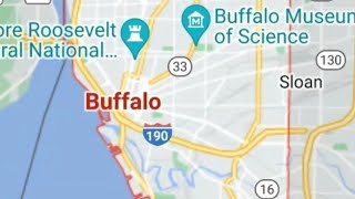 Buffalo city map [USA ]
