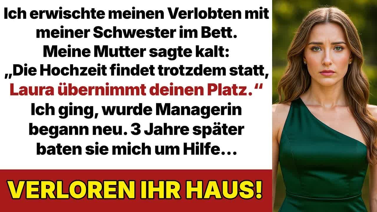 Meine Schwester hatte was mit meinem Verlobten, und meine Familie zwang mich, ihr ihn zu lassen