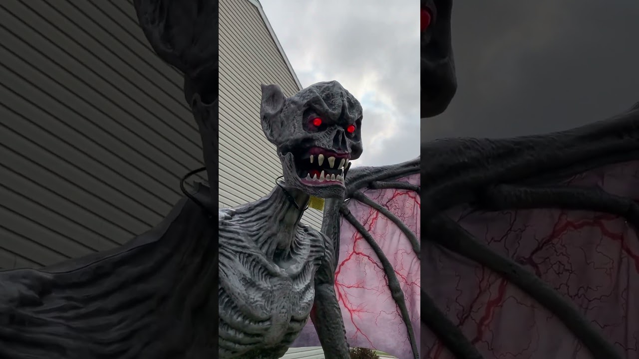 NEW FOR 2023 | Home Depot Halloween Horrifying Predator Of The Night | DEMO #halloween #shorts