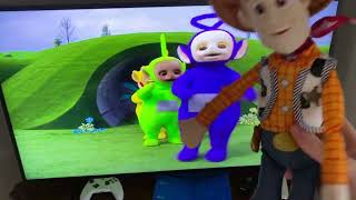 Woody watches Teletubbies: Making Music (Part 1)