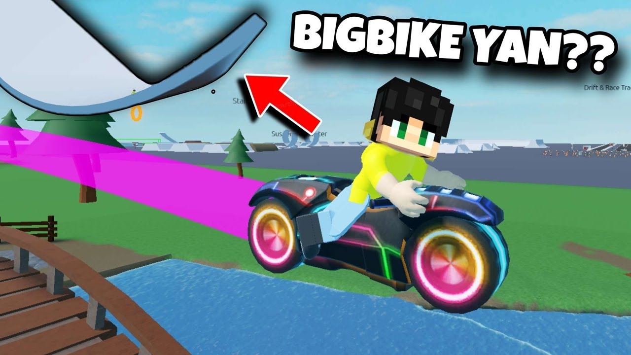 PINALIPAD KO ang BIG BIKE ELECTRIC na Parang ALIEN sa PINAKA MATAAS ng RAMP sa ROBLOX
