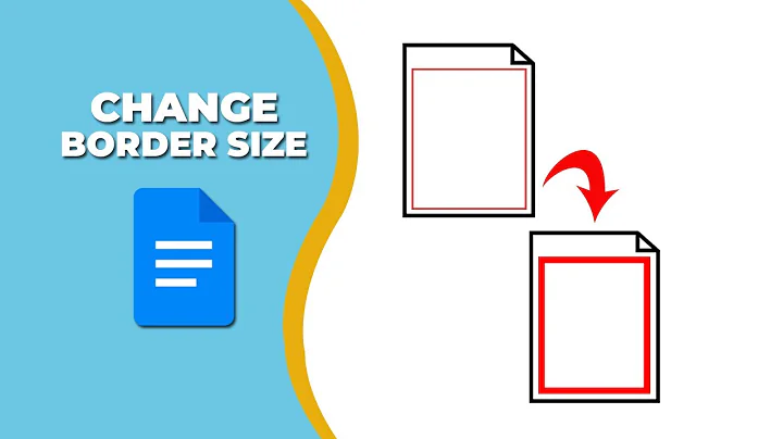 how to change border size in Google Docs