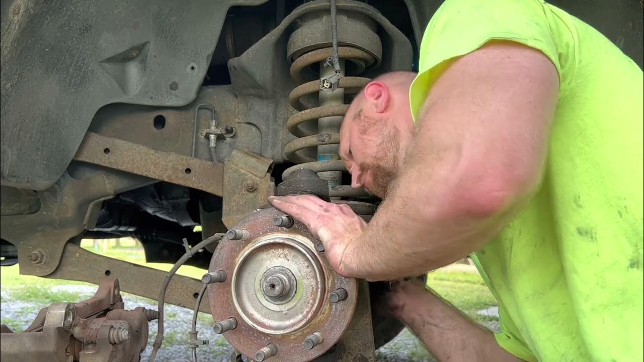 Wheel bearing replacement - 3rd gen dodge ram 2500 4WD - YouTube