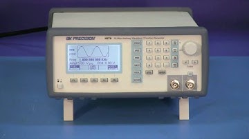 Model 4076 - 50 MHz Arbitrary Waveform / Function Generator Demo