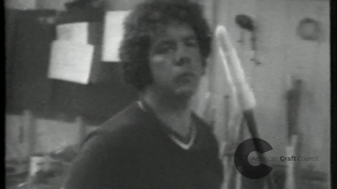 Dale Chihuly and Jamie Carpenter blowing glass at Haystack – 1971