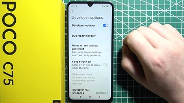 POCO C75 - How to Remove Developer Settings ?