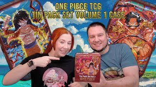 These Tins have Gold! | Opening a Tin Pack Set Volume 1 Case | One Piece TCG