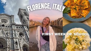 MY FIRST WEEK OF STUDY ABROAD | apartment tour, meeting roommates, exploring florence