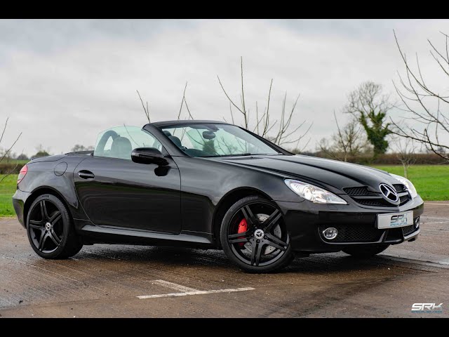 Mercedes SLK 350 Obsidian Black class=