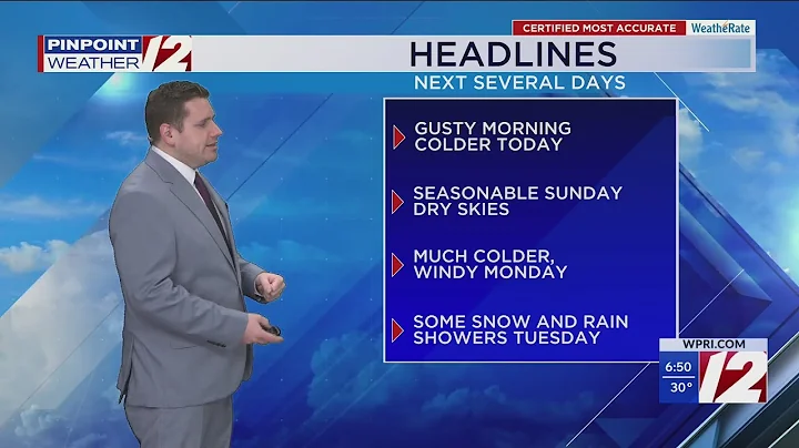 WPRI 12 Weather Forecast 12/20/25: Chilly, Drier This Weekend