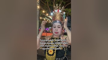 Tutorial pakai Omprog Gandrung Banyuwangi oleh Maestro Mak Temu