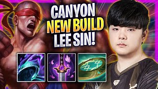 CANYON TRIES NEW LEE SIN BUILD! - GEN Canyon Plays Lee Sin JUNGLE vs Nidalee! | Season 2024