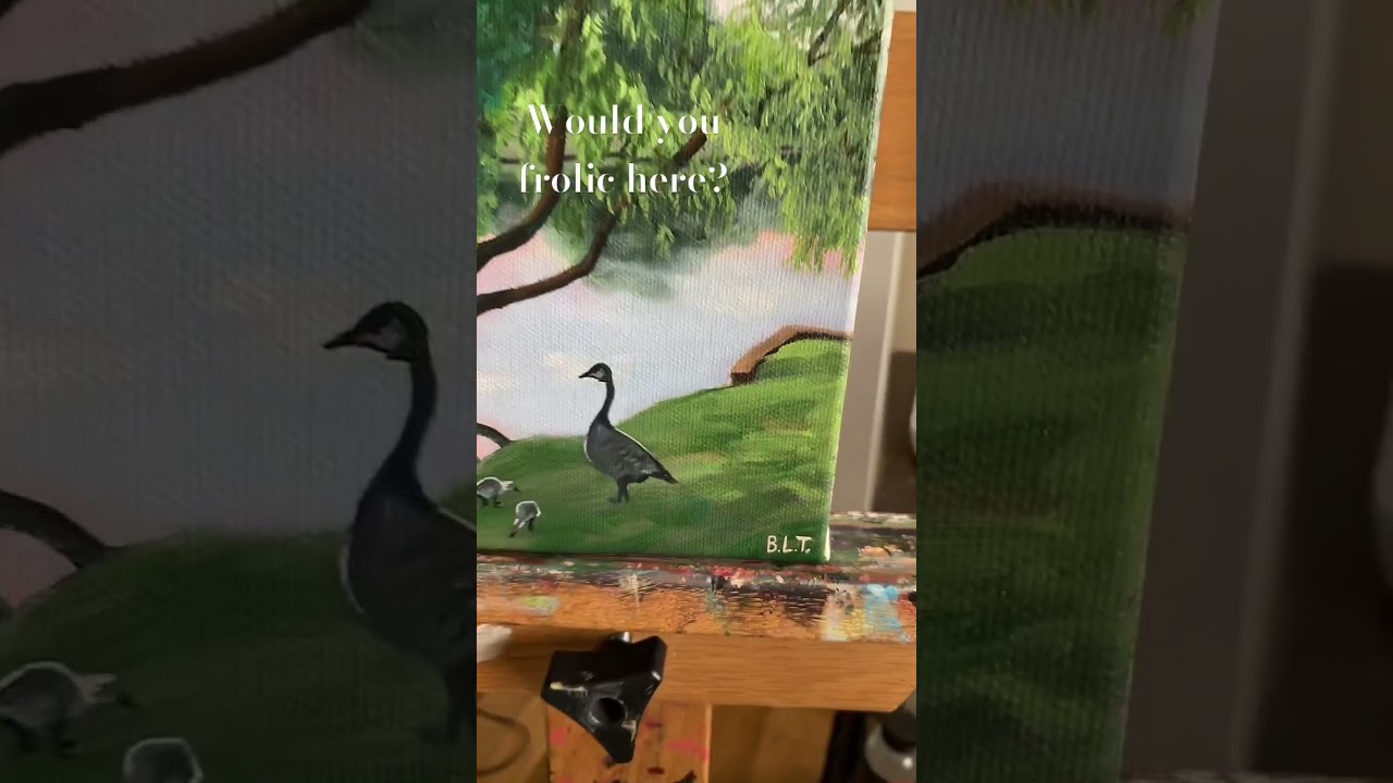 Would you frolic in this painting? 