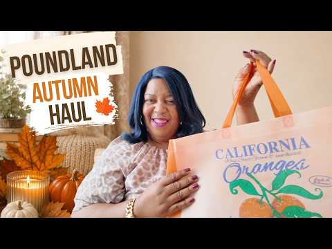 POUNDLAND AUTUMN HAUL 🍂 | New In Homeware & Seasonal Finds