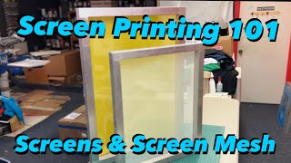 👕 Screen Printing 101: All About Screens & Screen Mesh! 🚀