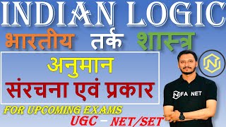 Structure and Kind of ANUMANA | Inference | अनुमान की संरचना एवं प्रकार | UGC NET 2023 | NFA NET