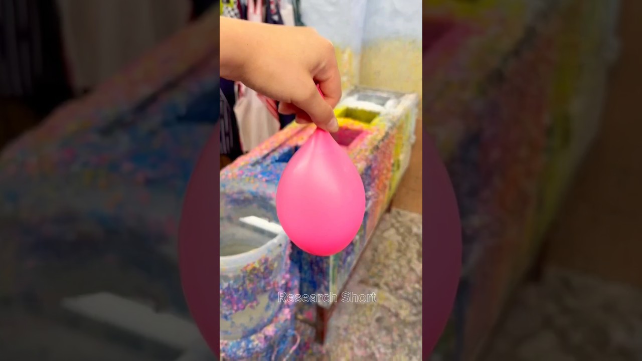 What happens if you put the balloon inside the wax