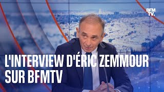 Séance de dédicaces perturbée, port de l’abaya… L’interview d’Éric Zemmour sur BFMTV