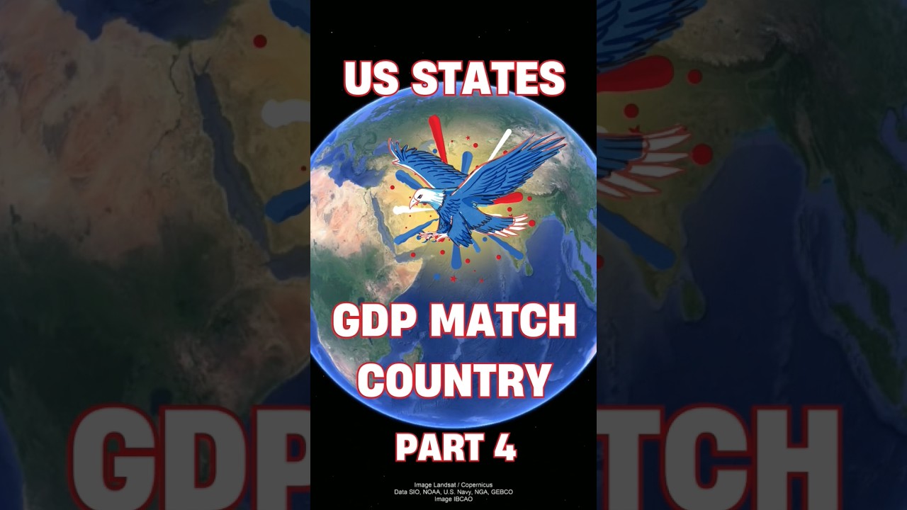 GDP Showdown: US States vs. World's Economies Part 4