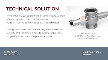 Optek - Reducing product losses in a dairy plant