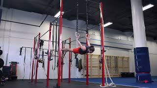 Rings Straddle Back Lever
