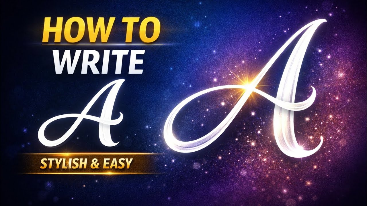 how to write ( A) - YouTube