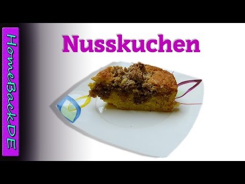 Nusskuchen / Springform Kuchen Rezept - Backanleitung Von HomeBackDE