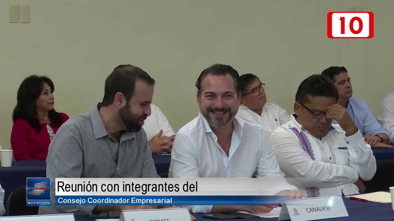 Reunión con integrantes del Consejo Coordinador Empresarial - YouTube