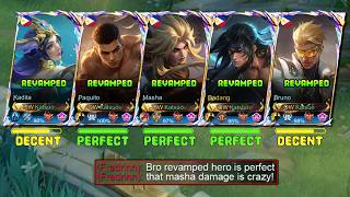 I PLAYED EVERY NEW REVAMPED HEROES IN THE NEW SEASON OF MLBB! AND HERE WHAT HAPPENS... - MLBB