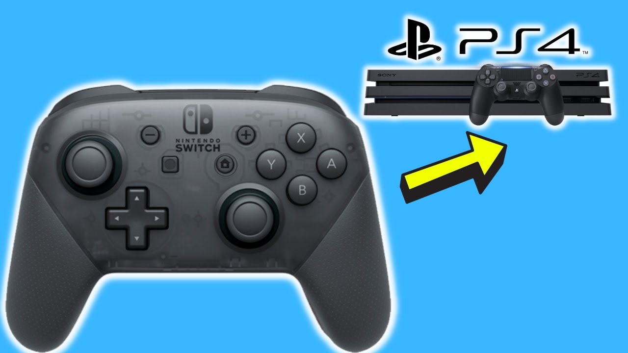 👉CÓMO CONECTAR NINTENDO SWITCH PRO CONTROLLER en PS4 en 1 minuto