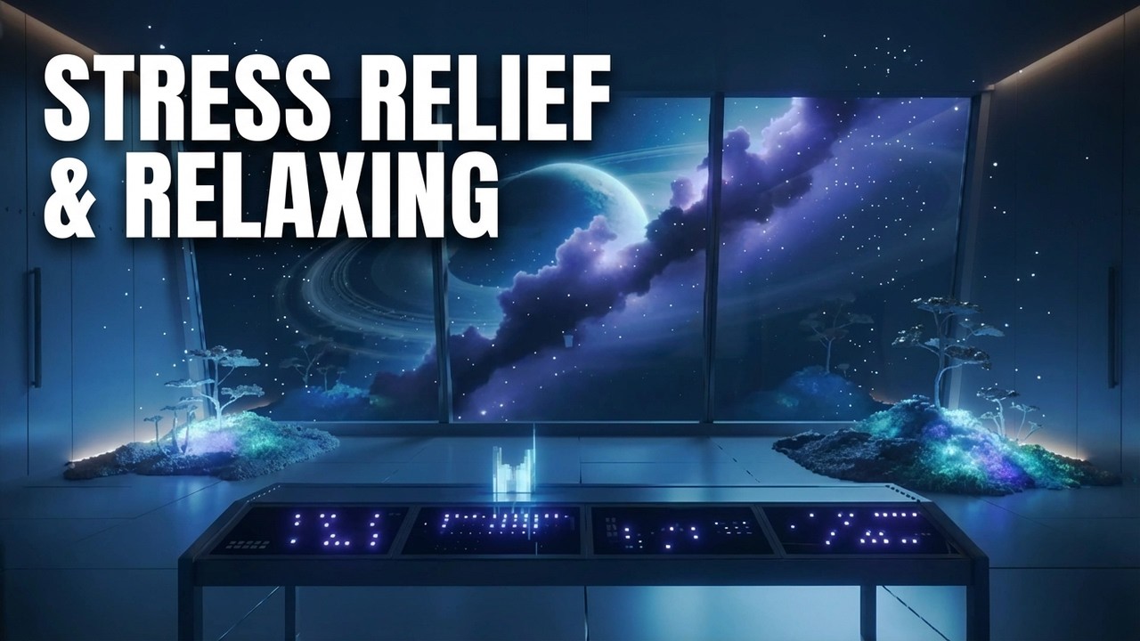Stress Relief & Relaxing: Calming Ambient Music to Clear Your Mind 🌌
