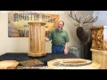 Raised Panel Red Oak Taxidermy Pedestal - With Golden Oak Stain by Roostin Ridge Woodworks Raised Panel Red Oak Taxidermy Pedestal - With Golden Oak Stain by Roostin Ridge Woodworks