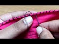 How to do pico without machine  pico stitch in saree and dupatta by hand