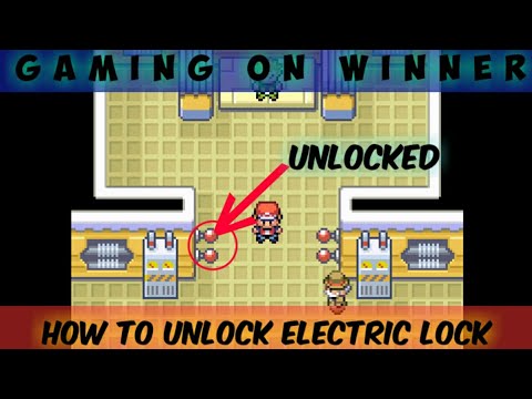 væbner blæse hul nød HOW TO UNLOCK VERMILION GYM'S {ELECTRIC LOCK} IN POKEMON FIRE RED, LEAF  GREEN || IN HINDI ||PART #1 - YouTube