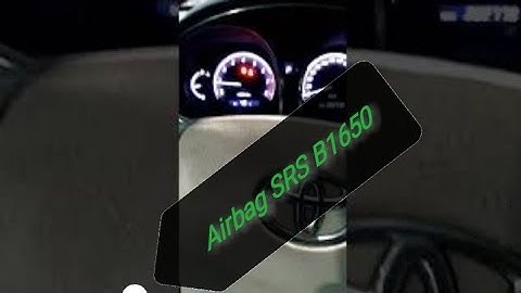 How to fix SRS Airbag Code B1650 Occupant Classification system Malfunction.