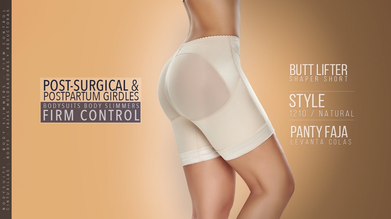 Panty faja levanta colas que no se marcan al caminar Butt Lifter Shaper