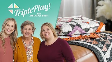 Triple Play: How to Make 3 NEW Flying Geese Halloween Quilts - Free Quilting Tutorial