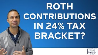 Should You Do Roth Contributions in 24% Tax Bracket?