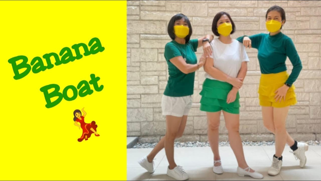 Banana Boat Line Dance (demo & count) YouTube