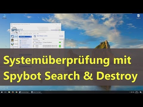 Systemüberprüfung mit SpyBot Search & Destroy