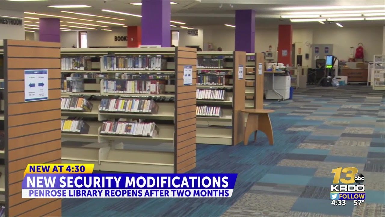 New security measures installed at Downtown Colorado Springs Penrose Library