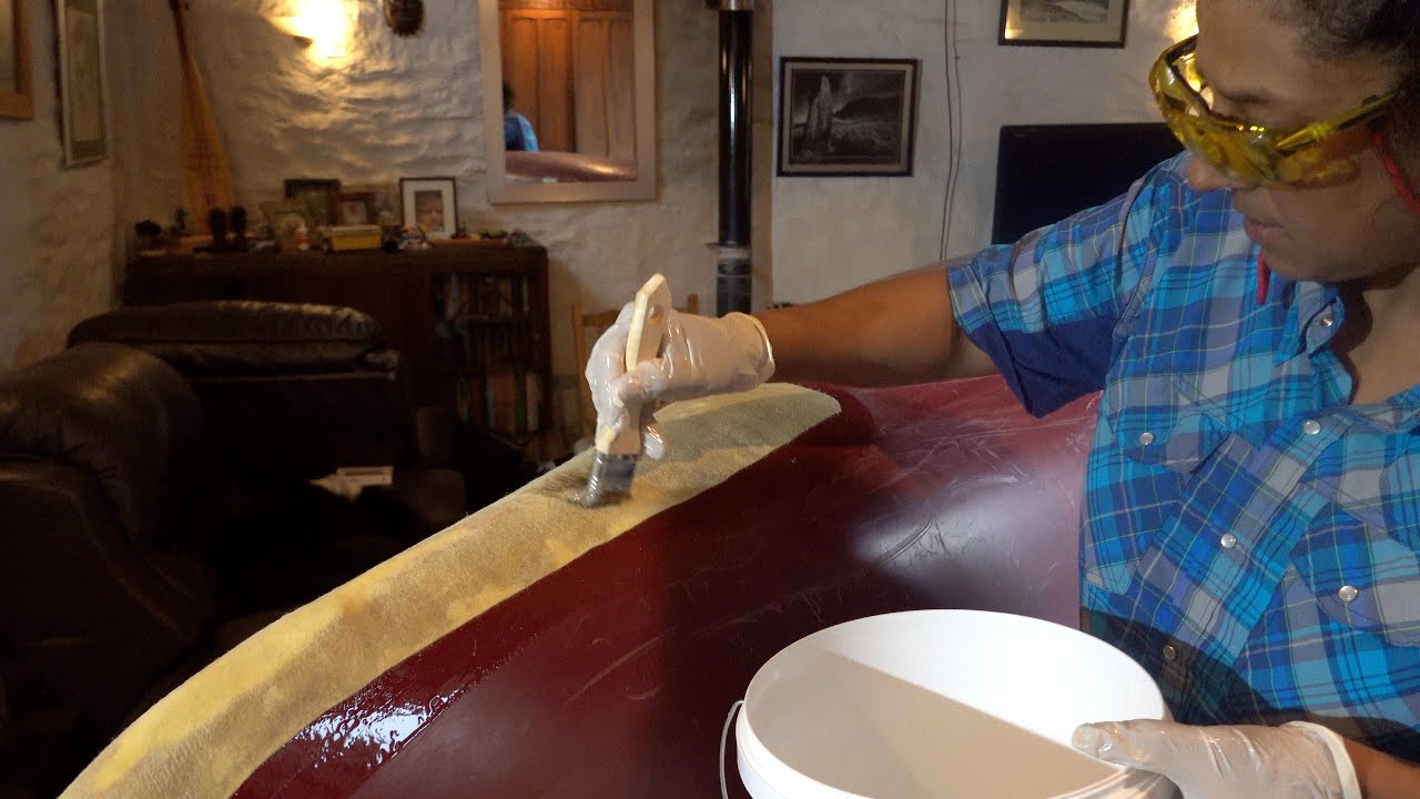 Fitting a Kevlar Skid Plate on a Canoe YouTube