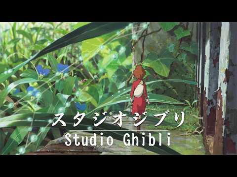 Studio Ghibli Music || Peaceful Ghibli Piano || Relaxing Background Music || Laputa, Totoro, Kiki