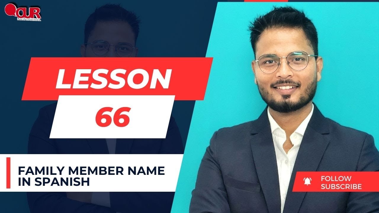 lesson 66#Learn_name_of_family_members_in_Spanish// परिवार के सदस्यों के नाम स्पेनिश भाषा में