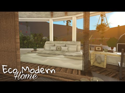 Bloxburg: Eco Modern Home | Speedbuild | Part Three