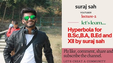 Hyperbola in nepali by suraj sah. lecture-2// TU Solution of B.Sc,B.A.,B.Ed (up to 2075)