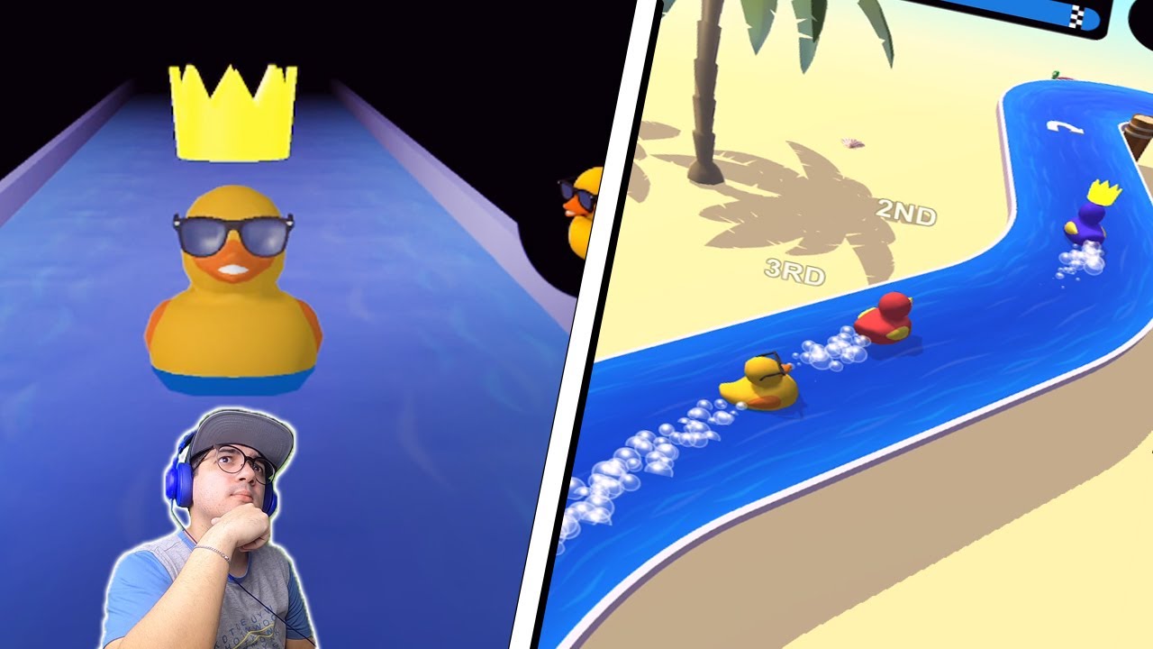 A SUPER CORRIDA AQUÁTICA DOS PATOS DE BORRACHA!! (jogos de celular ...