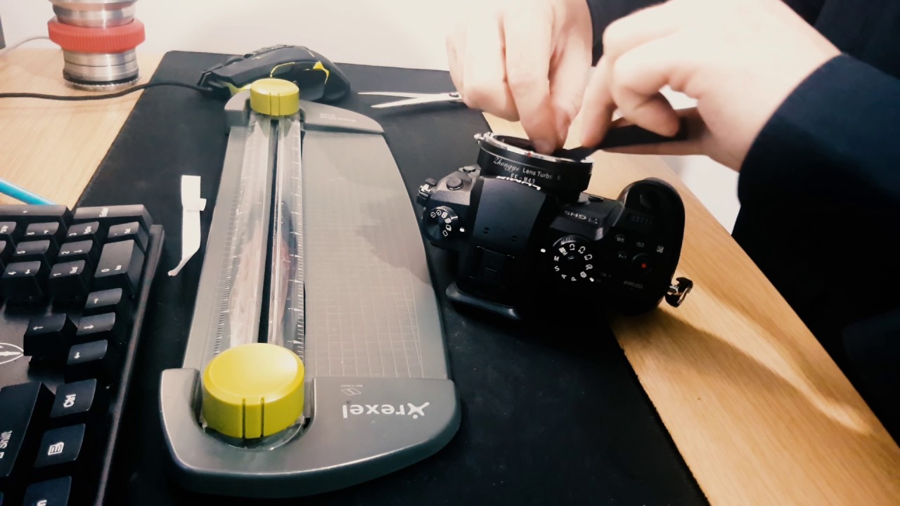 Flocking a lens adapter - YouTube