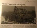 Der PzKpfw Maus Superheavy Panzer